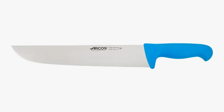 Cuchillo Carnicero Arcos 30cm Azul Serie 2900 + Grabado Personalizado