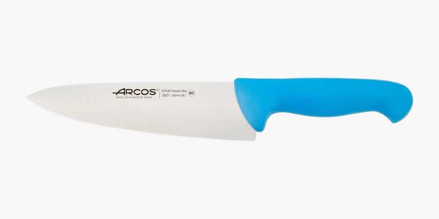 Cuchillo Carnicero Arcos 20cm Azul Profesional Asado + Grabado Personalizado