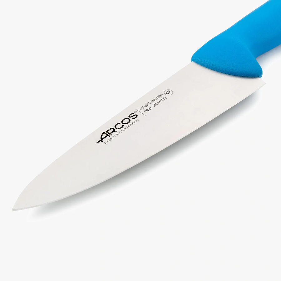 Cuchillo Carnicero Arcos 20cm Azul Profesional Asado + Grabado Personalizado