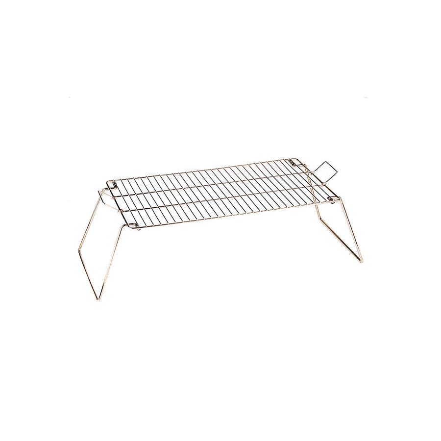 Parrilla Plegable Grilltech Camping Grande Acero Inoxidable