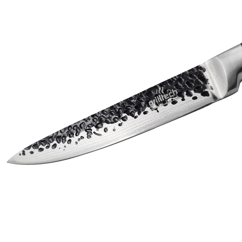 Cuchillo Amartillado Angus 5 Grilltech Acero Inoxidable + Grabado Personalizado