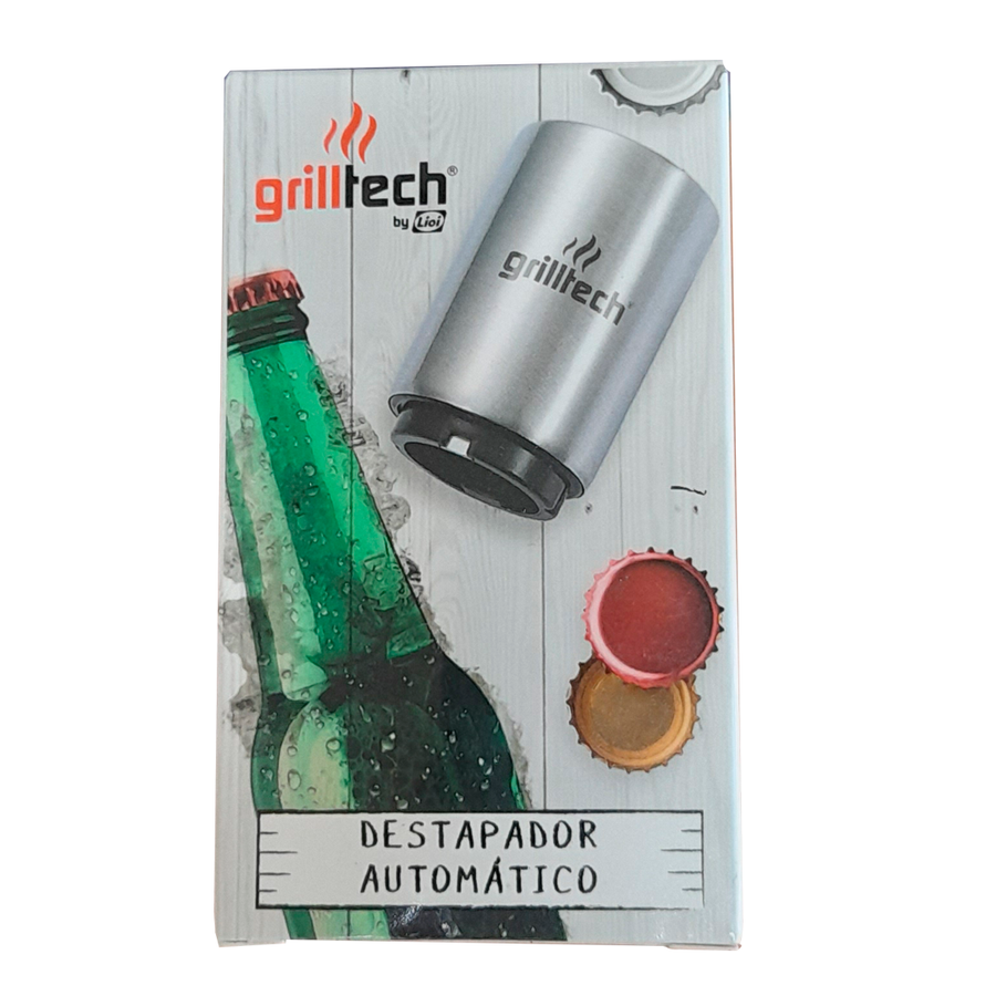 Destapador Automático Grilltech Plateado