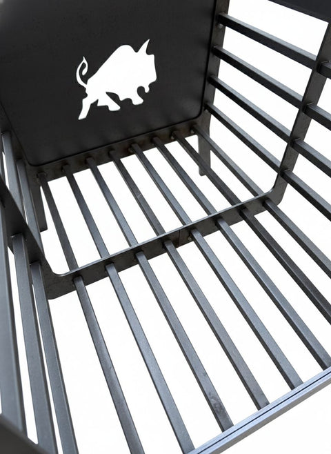 Leñero de Fierro 28x40x50cm