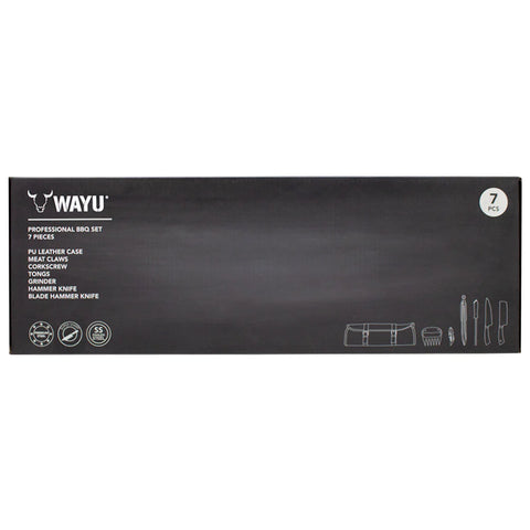 Set Parrillero Wayu 6 Piezas con Estuche + Grabado