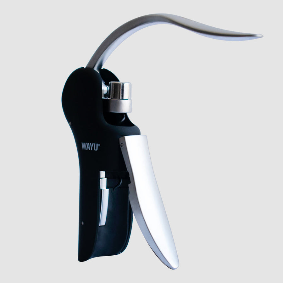 Abridor de Vino Compacto Wayu Color Negro