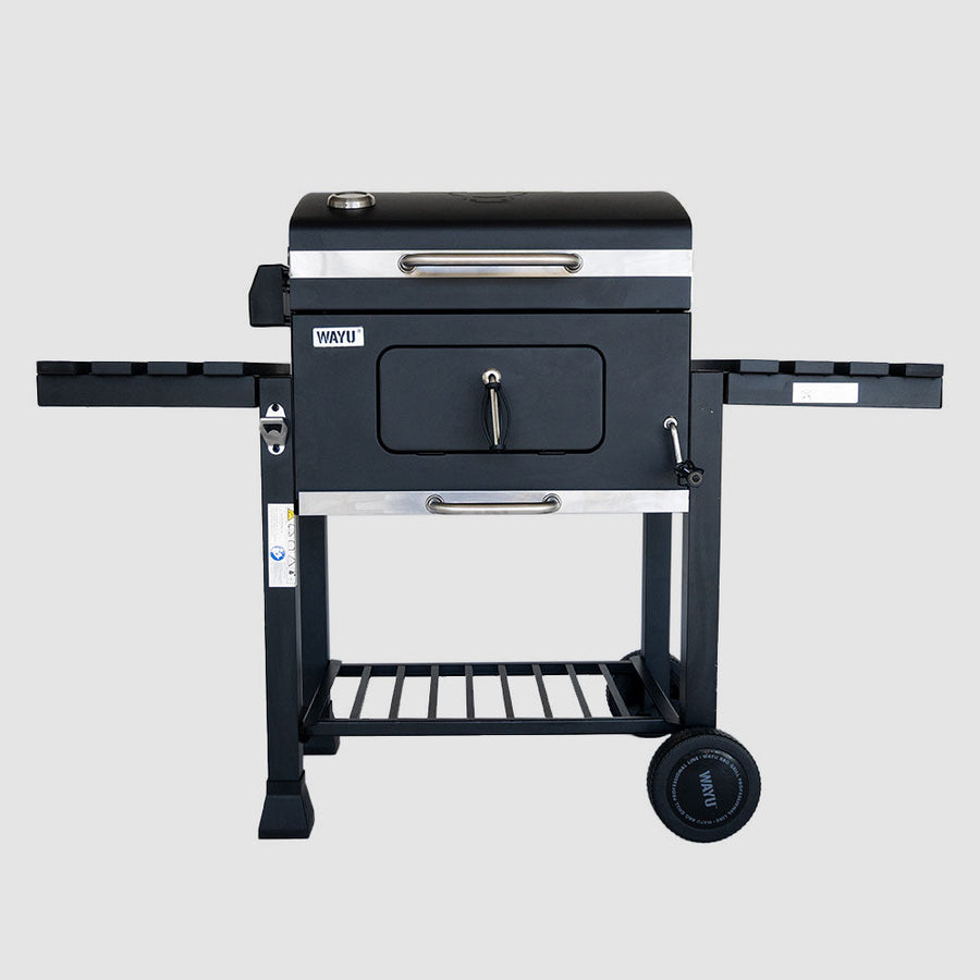 Parrilla a Carbón con Spiedo Wayu Color Negro