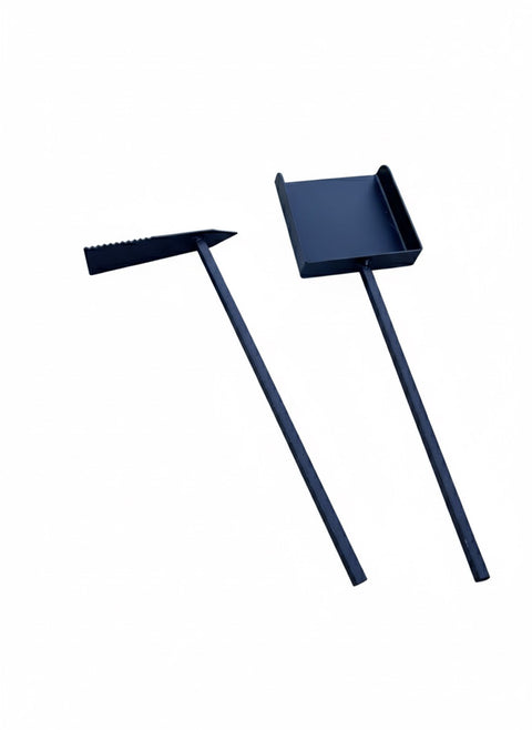 Set Pala Carbonera + Atizador macizo 70cm