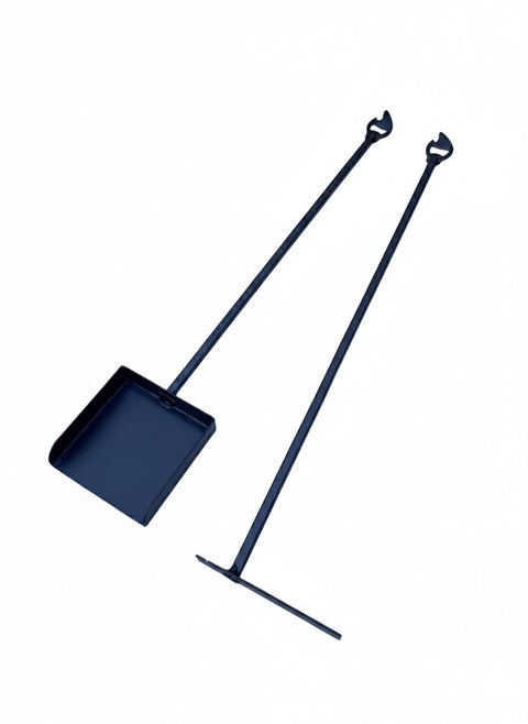 Set Pala Carbonera + Atizador macizo 70cm