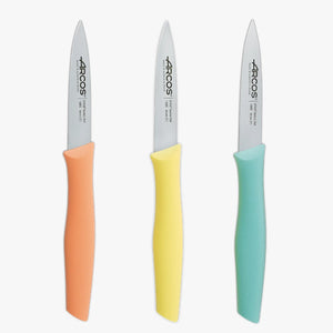 Set 3 Cuchillos Mondadores Arcos Acero Inoxidable