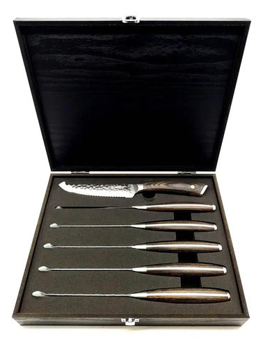 Set 6 Cuchillos para Carne Wayu Steak Hammer
