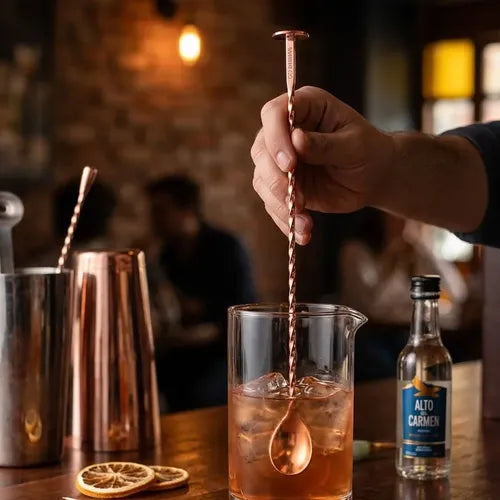 Cuchara de Bar Go Barman 30 cm Cobre