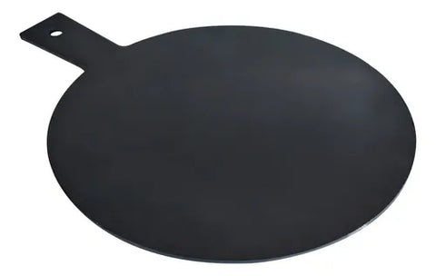 Plato Piedra Pizarra Pizza Wayu 42x32cm Negro