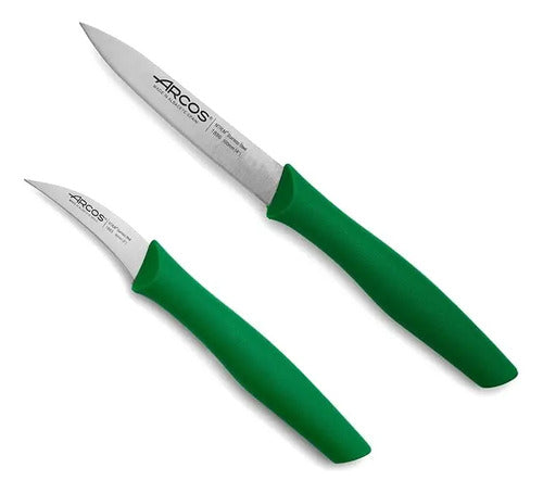 Set Cuchillos Mondadores Arcos Nova Verde + Grabado