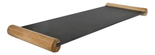 Tabla Piedra Pizarra Wayu 48x17cm Negro