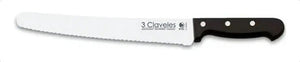 Cuchillo Panero 25cm 3 Claveles Acero Inoxidable + Grabado Personalizado