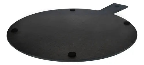 Plato Piedra Pizarra Pizza Wayu 42x32cm Negro