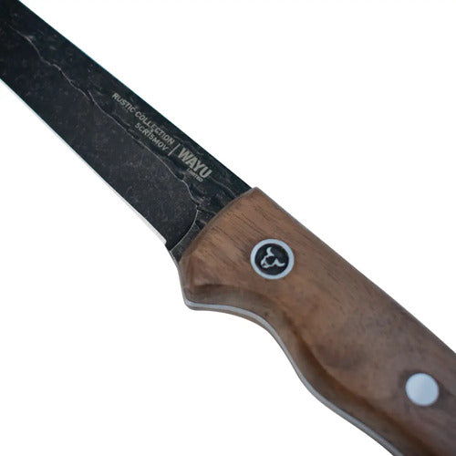 Cuchillo Utility Wayu con Funda Rustic Collection + Grabado