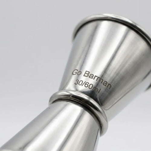 Jigger Japonés Go Barman 30/60 ml Negro