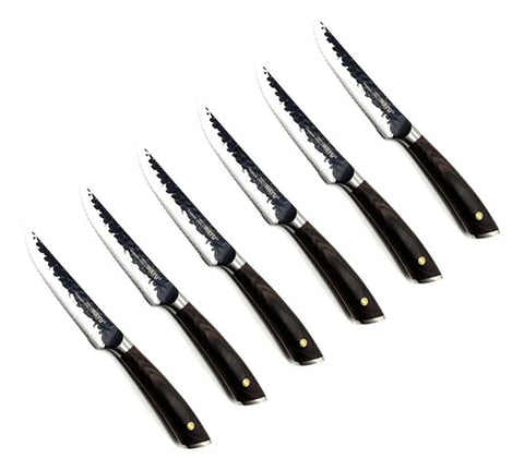 Set 6 Cuchillos para Carne Wayu Steak Hammer