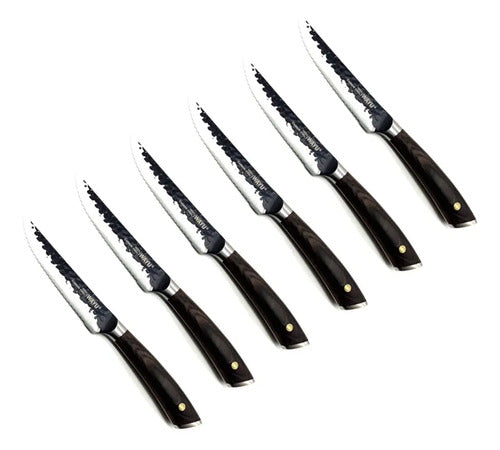 Set 6 Cuchillos para Carne Wayu Steak Hammer