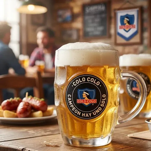 Shopero Vidrio Colo Colo Wayu 580ml Beer Mug Cervecero