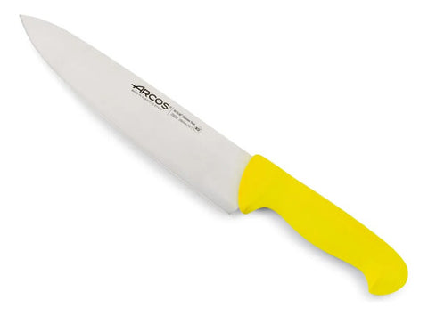 Cuchillo Carnicero Arcos 25cm Amarillo Serie 2900 + Grabado Personalizado