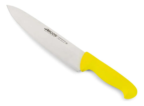 Cuchillo Carnicero Arcos 25cm Amarillo Serie 2900 + Grabado Personalizado