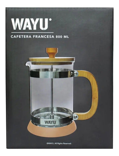Cafetera Prensa Francesa Wayu Café Mesa Cocina