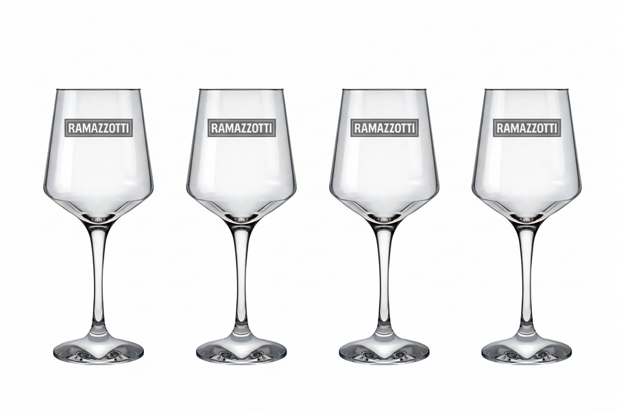 Copa Ramazzotti Pack 4 Unidades 400ml Grabadas