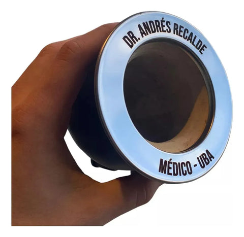 Mate Camionero Calabaza Virola Inox + Grabado Láser