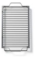 Parrilla A Carbón Leña Portátil Plegable 60x40 Camping Negro