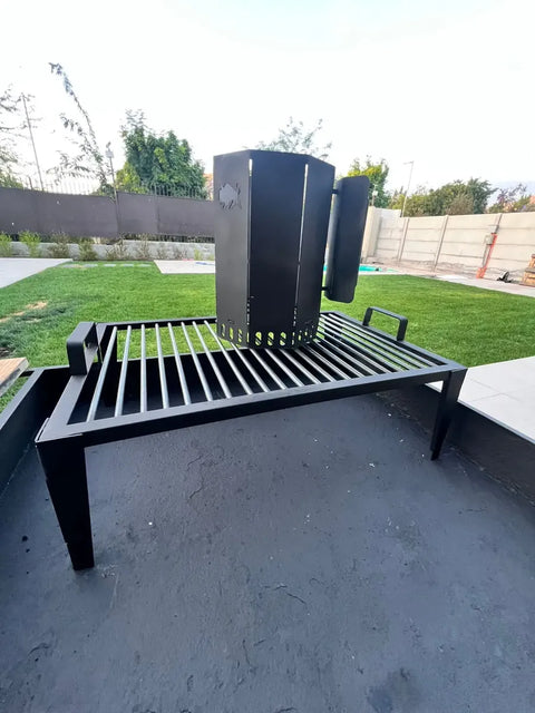 Parrilla Quincho 60x40 Fierro Redondo 8mm