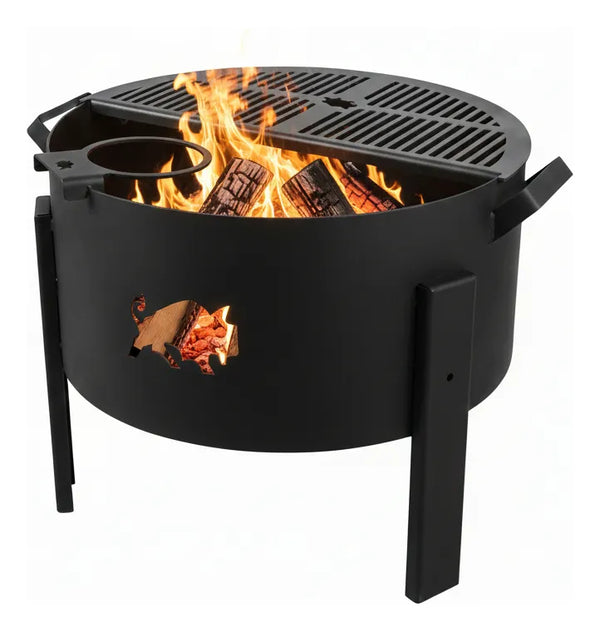 Fogón Parrilla Multifuncional 60x50 Leftraru 3mm
