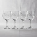 Copas De Gin Tanqueray Pack X4 - 650ml Grabado Láser