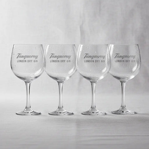 Copas De Gin Tanqueray Pack X4 - 650ml Grabado Láser