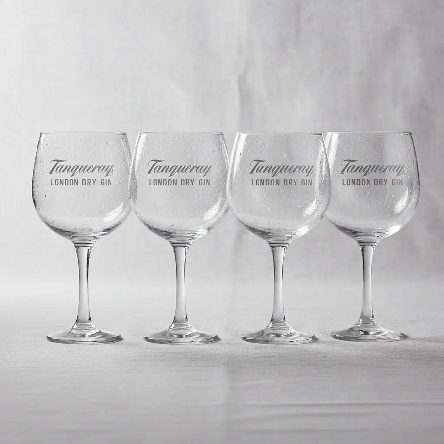 Copas De Gin Tanqueray Pack X4 - 650ml Grabado Láser