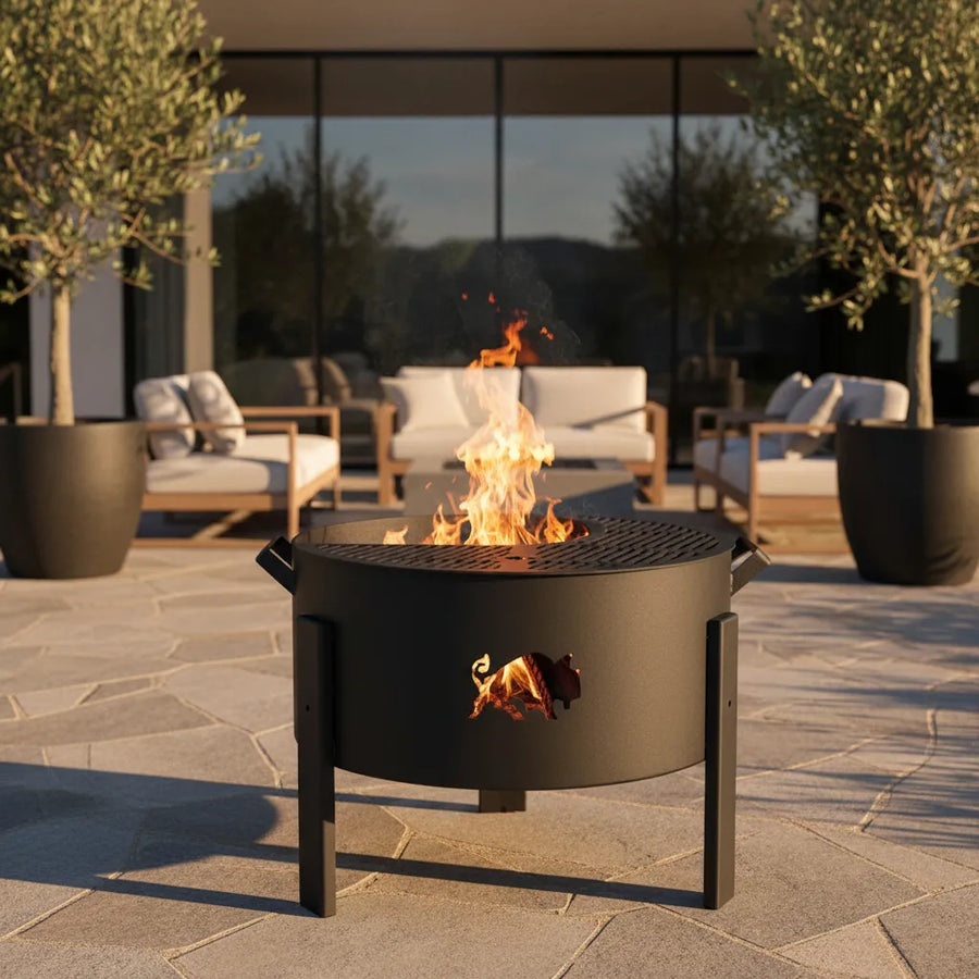 Fogón Parrilla Multifuncional 60x50 Leftraru 3mm