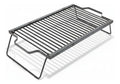 Parrilla A Carbón Leña Portátil Plegable 60x40 Camping Negro