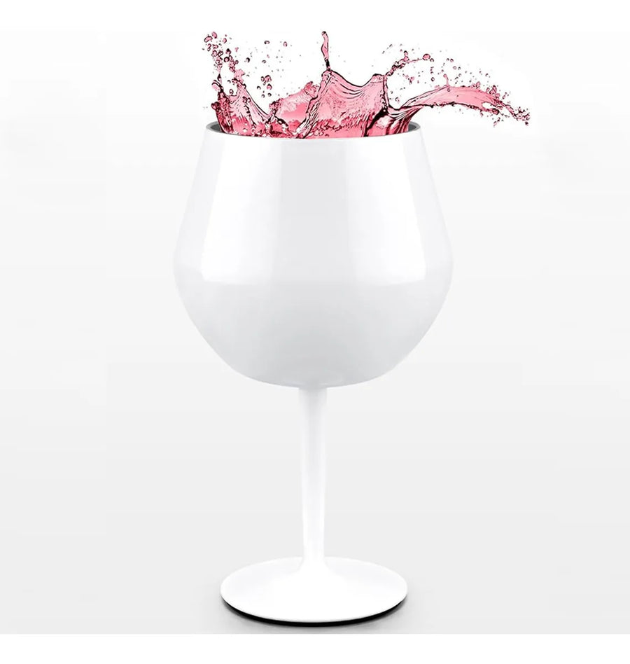 Copa Taca Brasil 400ml Blanca Doble Pared