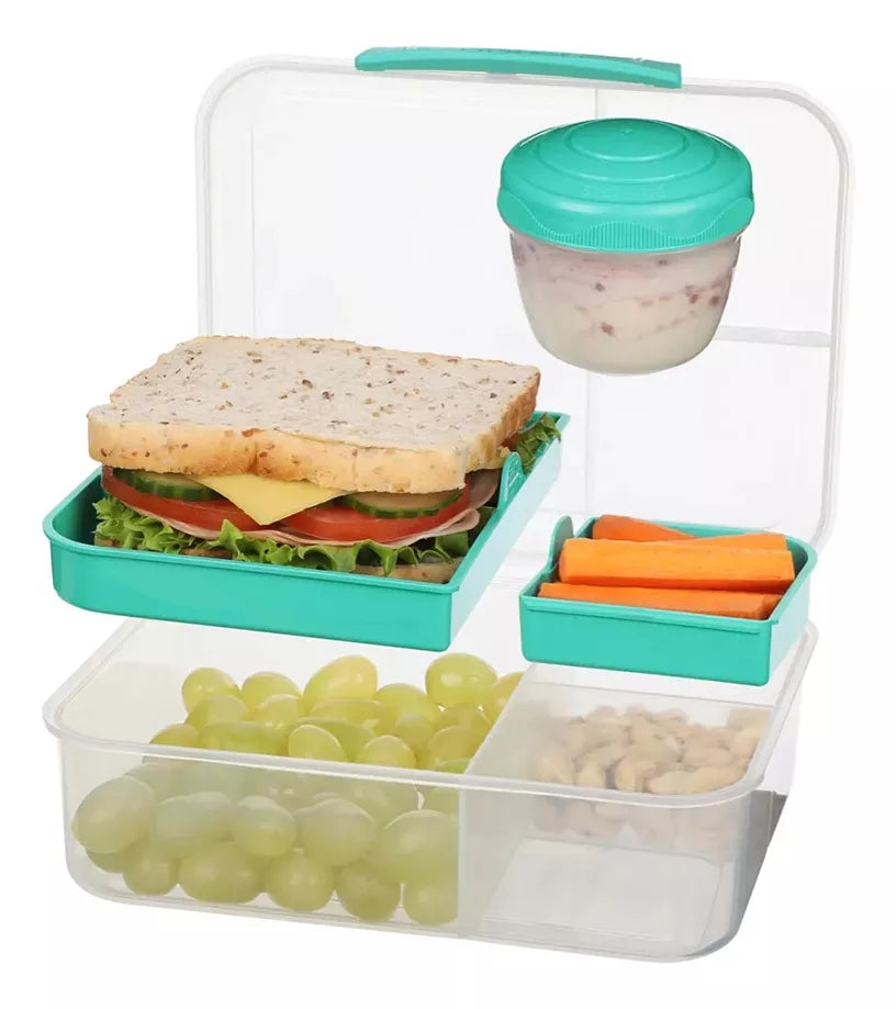 Contenedor De Alimentos Sistema Bento Lunch To Go 1,65 Lts.