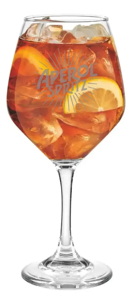 Copa Aperol Pack X6 Unidades Grabada 510ml