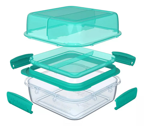 Contenedor De Alimentos Lunch Stack 1.24lts. Sistema Comida