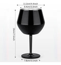 Copa Taca Brasil 400ml Negra Doble Pared