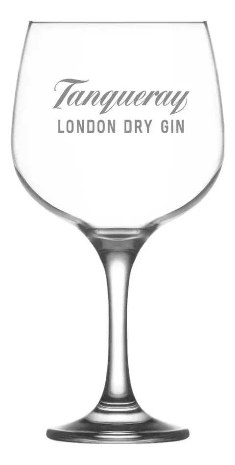 Copas De Gin Tanqueray Pack X4 - 650ml Grabado Láser