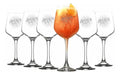 Copa Aperol Pack X6 Unidades Grabada 510ml