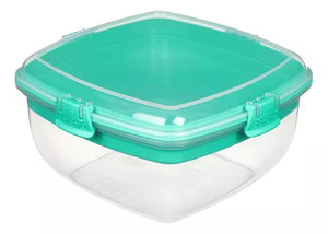 Contenedor De Alimentos 1.63l Sistema Ensalda + Sandwich