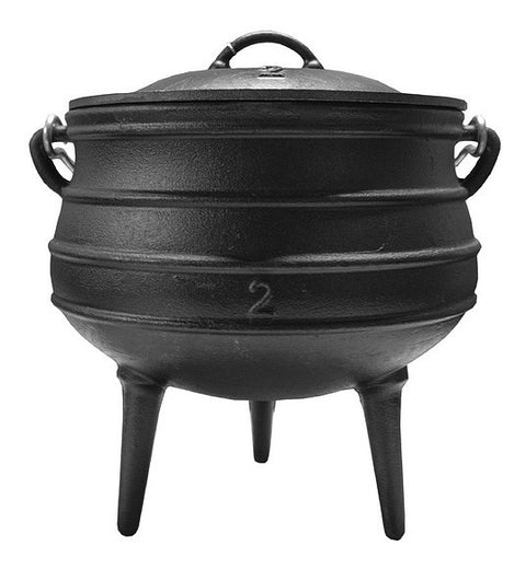 Olleta  De Fierro Fundido  #2 - 6 Litros Casa Y Quincho