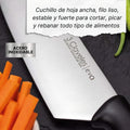 Cuchillo Tres Claveles Cocinero Evo 20 Cms 1357 Color Negro