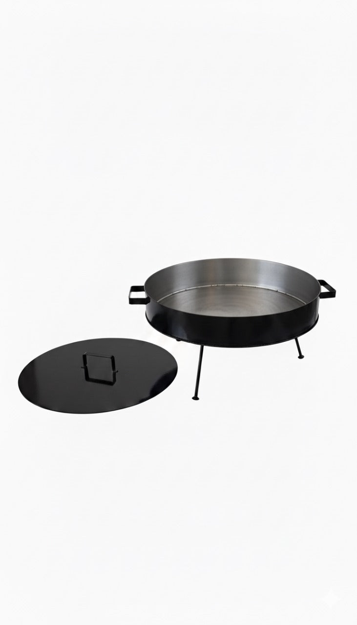 Disco de Asado Profesional con Tapa - 47.5 cm (Espesor 3mm)