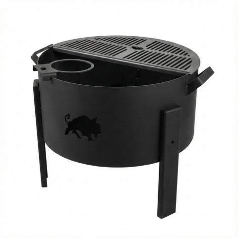 Fogón Parrilla Multifuncional 60x50 Leftraru 3mm